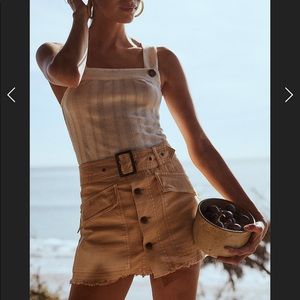 Y2K AE cargo mini skirt